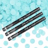 Gender Reveal Confetti Cannon - 60cm - It's a Boy - Set of 3