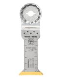 FEIN E-Cut Long-Life zaagblad Bimetaal met lange levensduur, zaagblad voor diepe sneden, Ve. 5 st., Breedte 42 mm, Lengte 78 mm, StarlockMax Houder, Bimetaal zaagblad met titanium coating