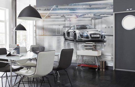 KOMAR Fotobehang Audi R8 Le Mans - 368 x 254 cm - Papier