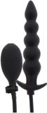Hidden Desire Opblaasbare speeltjes Siliconen - Inflatable Ribbed Plug Advance