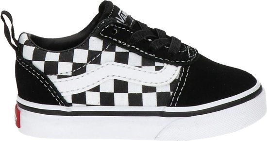 Vans TD Ward Slip-On (CHECKERED) BLACK/TRUE WH - Maat 24 - Kinderen