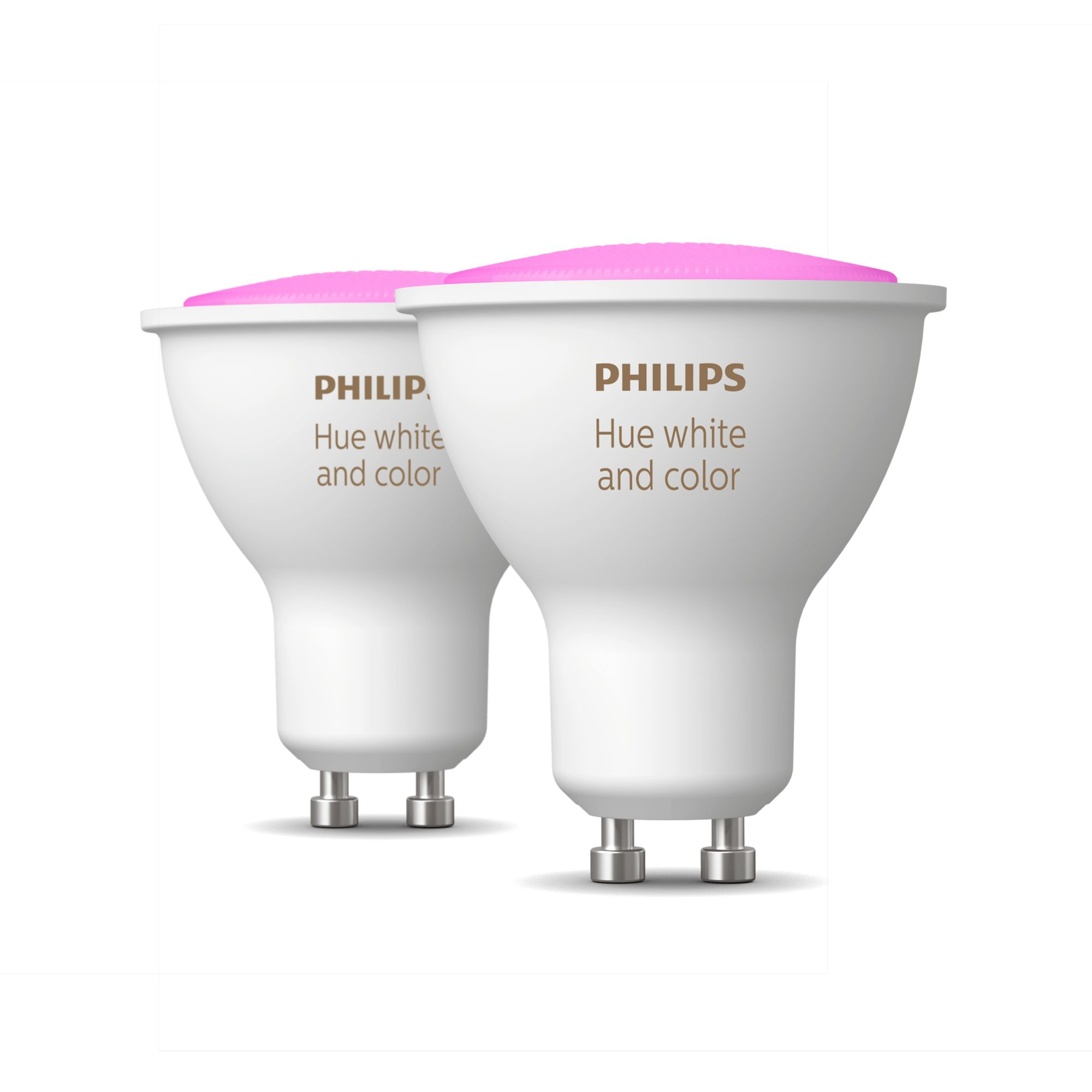 Philips Hue White and Color ambiance GU10 - slimme spot - (2-pack)