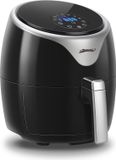 Ozeanos Technology OT-AF-35BS-DIGITAL friteuse Enkel 3,5 l 1400 W Heteluchtfriteuse Zwart, Zilver