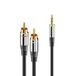 Sonero S-AC600-050 audio kabel 5 m 3.5mm 2 x RCA Zwart