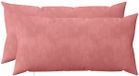 vidaXL Kussensloop 2 pcs HEERLEN Roze 40 x 70 cm Fluweel