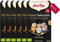 Yogi Tea Finest Selection - Biologische Kruidenthee Verzameling met Diverse Smaken voor Elke Gelegenheid - Tray van 6 Stuks
