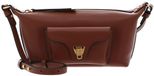 Coccinelle Leren schoudertas Beat Generatio Mini Bag Grained Leather Cognac bruine