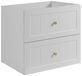 Meuble bas pour lavabo, design classique, blanc, largeur 60 cm
