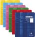 Clairefontaine 3795C Notitieboek, Genaaid Gebonden, Softcover, Ruiten, 16 Vel, 90 g/m², Assorted Colours