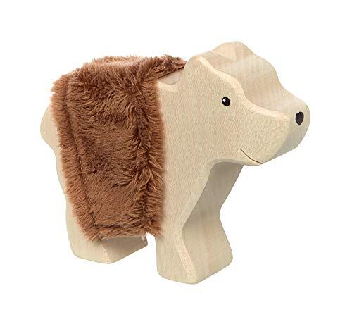 Sigikid 39508 houten beer Cudly Wudly meisjes en jongens babyspeelgoed aanbevolen vanaf 3 jaar natuur/bruin