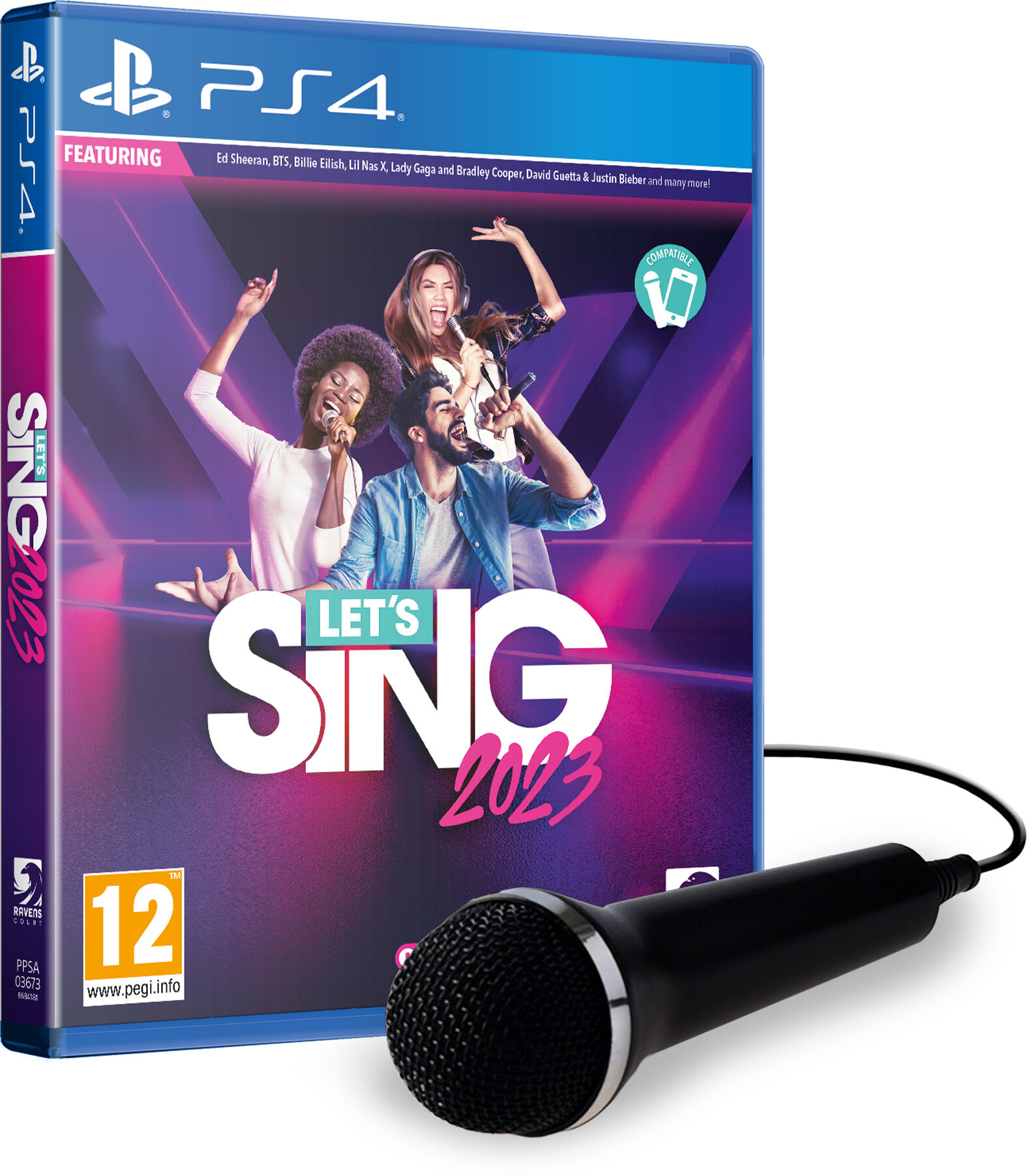Plaion Let's Sing 2023 + 1 Microphone PlayStation 4