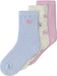 NAME IT - NMFNATUSE 3P Chaussettes Fille, Fleuri, Begonia Pink, Taille 28-30