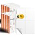 Witte Ofituria Witte stickers A4 4 vellen