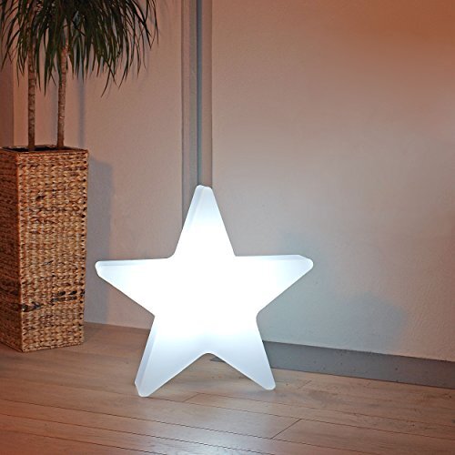 8Seasons 8 seizoenen design Shining Star Indoor & Outdoor, wit, 60 cm