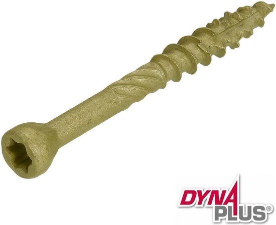Dynaplus AR-Coating Brons Vlonderschroef platkop 5.0x80/50mm Torx20