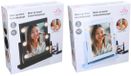 Touch of Beauty Make Up Spiegel - Spiegel met Verlichting - 6 LED Warm of Koud Wit Licht - Spiegel Staand 180 graden Kantelbaar - Make Up Spiegel met LED verlichting - Wit of Zwart Willekeurig