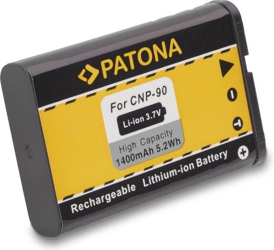 Replace CASIO NP-90 Battery for Casio Exilim EX-H10 EX-H-10 EXH10 NP-90 NP90