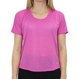 Nike W Nk Miler Top Ss Breathe Sportshirt Dames - Active Fuchsia/(Reflective Silv)
