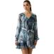 Guess Nicole Vrouwelijke flared jurk met volantjes