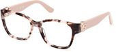 Guess GU50120 Coloured Havana Vierkant Vrouwen Brilmonturen