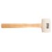 Stein Maillet en caoutchouc Manche en bois 450g