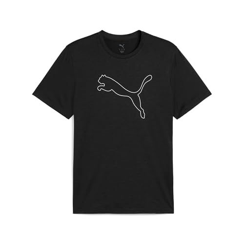 Puma T-shirt Tad Essential Heather Cat Tee 3XL Heren Zwart