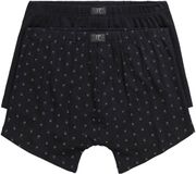 JP 1880 Heren Midpants FLEXNAMIC® OEKO-TEX set van 2 onderbroek - Zwart - Maat 5XL