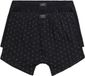 JP 1880 Heren Midpants FLEXNAMIC® OEKO-TEX set van 2 onderbroek - Zwart - Maat 5XL