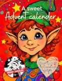 A Icecat A sweet Advent calender without any chocolate! Advent calendar coloring book for teens and adults.: 24 Christmas coloring pages with cheerful elves, ... and more. To color from December 1st to 24th.