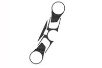 Puig 7457u displaybeschermfolie zadelpen, carbon simil