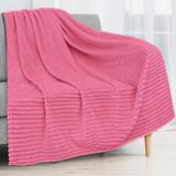 Cotton Market FALA Dikke Polar Deken 170x210 cm - Poederroze