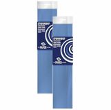 Haza Crepe papier platte vellen - 2x - ijsblauw - 250 x 50 cm