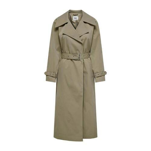 ONLY ONLY trenchcoat jas ONLAPRIL SUMMER met ceintuur beige