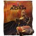 Black ADAM Silky Touch Super Zachte Sprei Deken 152 x 127 cm