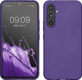 kwmobile telefoonhoesje geschikt voor Samsung Galaxy A54 5G - Back Cover - TPU - Metallic Blauwpaars