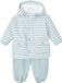 Vertbaudet Regenjas en broek babyset voor jongens - grijsblauw
