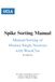 Spike Sorting Manual: Manual Sorting of Human Single Neurons with WaveClus