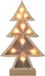 Svenska Living arbre de Noël décoratif - bois - 31 cm - avec éclairage LED