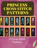 Princess Cross Stitch Patterns: 17 Cross Stitch Patterns