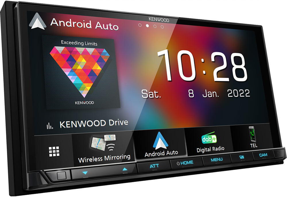 Kenwood Kenwood DMX8021DABS - 2 DIn autoradio - Apple Carplay & Android Auto -  Usb -  Bluetooth
