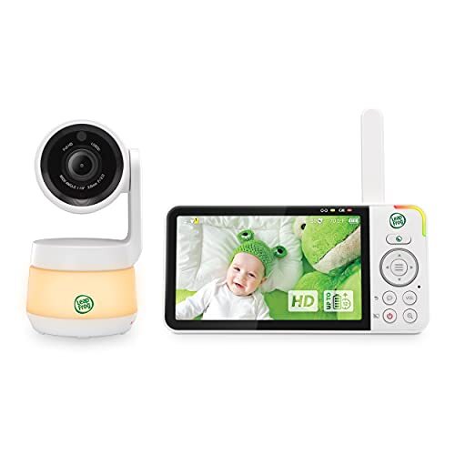 Leapfrog LeapFrog LF925HD Video babyfoon, kantel- en zwenkbare camera, 5-inch HD-kleurendisplay, wifi, temperatuur- en vochtigheidssensor, groothoek, nachtzichtmodus, zoom, slaapprofiel, nachtlampje