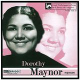 Sonic Rendezvous Dorothy Maynor, Soprano CD