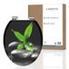 SCHÜTTE Wc-bril DARK Bamboo met softclosemechanisme van hout