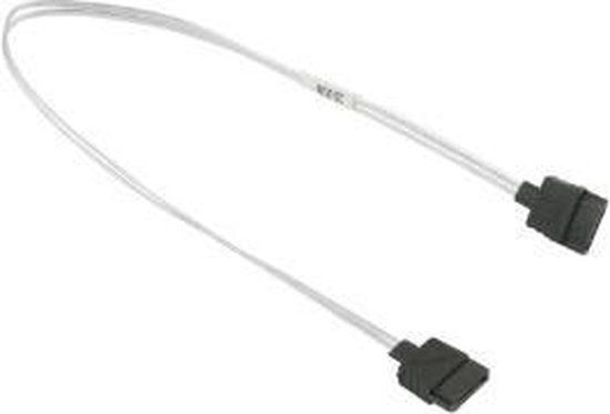 Supermicro CBL-0483L SATA-kabel 0,29 m Zwart, Wit