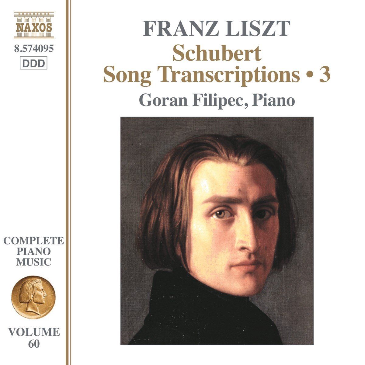 OUTHERE Goran Filipec - Liszt: Complete Piano Music, Vol. 60 - Schubert Song Trancriptions Vol.3 (CD)