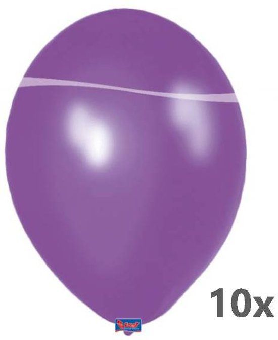 Folat - Ballonnen - Paars - Metallic - 10st.