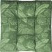 vidaXL Palletkussen Bladpatroon 80x80x12 cm Stof