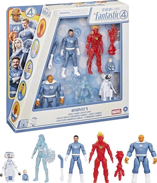 Marvel Studios The Fantastic Four Epic World of Action - Marvel's First Family Collectie - Actiefguren