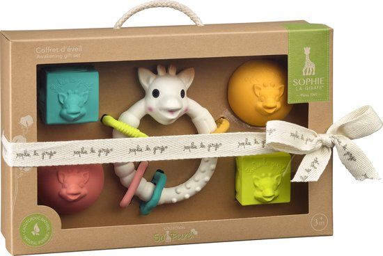 Sophie de Giraf So'Pure Early Learning Gift Set - Baby Speelgoed - 5-Delig