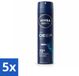 NIVEA MEN Deospray Deep Beat - 150 ml - Voordeelverpakking - 5 stuks